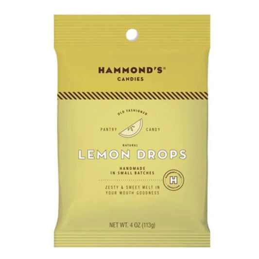 Drop Candy - Natural Lemon, 4oz Bag